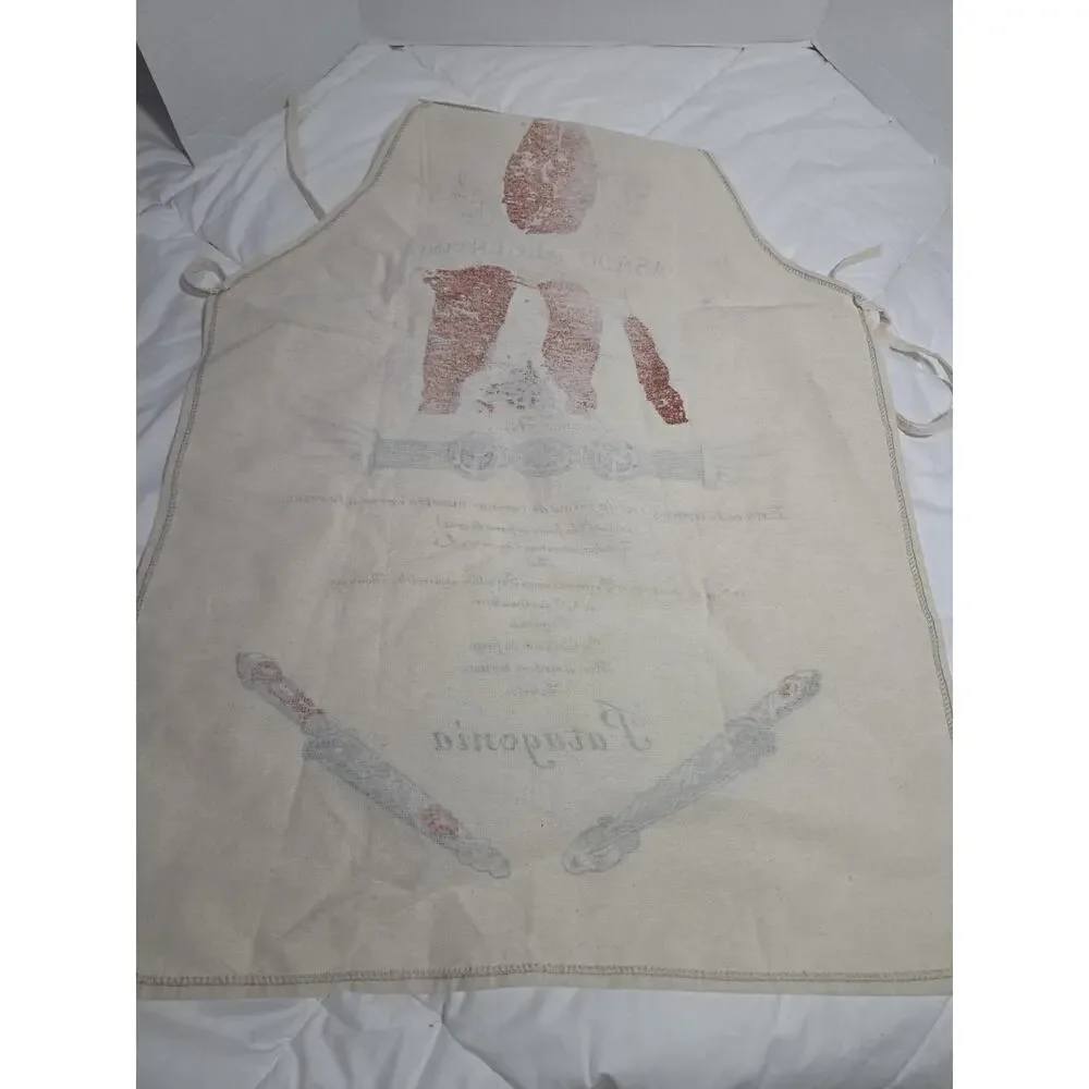 Patagonia Apron Delantal Asado Argentino Recipe Cortes Canvas Vtg Buenos Aires